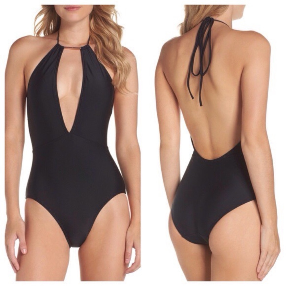 Ted Baker | Pikaa Halter One Piece Swimsuit Nwt
